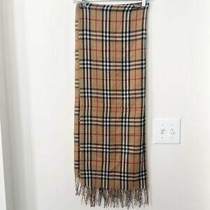 Pashmina Plaid Neck Scarf